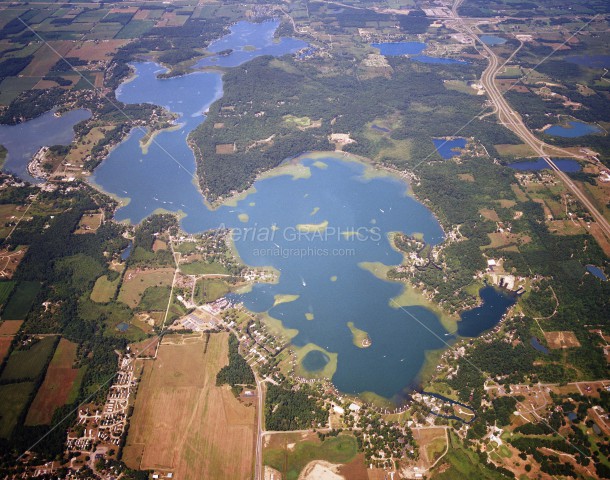 Lake James in Steuben County, Michigan